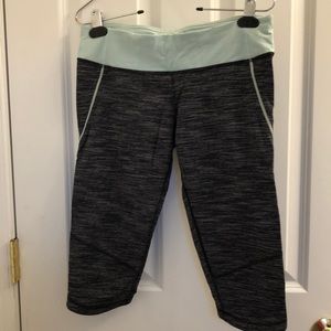 Lululemon Crop Leggings Space dye grey